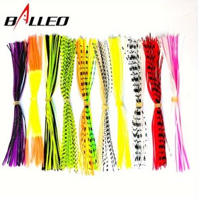 Resim 5 adet Balık Yemi Spinner Yem Buzzbait Etek Jig Yemleri için Silikon Etekler, Uç Bağlama Malzemesi, Balıkçılık Aksesuarları 