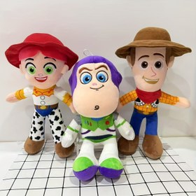 Resim Disney Toy Story Peluş Oyuncak - Woody, Buzz Lightyear ve Jesse Yumuşak Polyester Kawaii Animasyonlu Renkli Bebekler, Doğum Günü, Noel (0 Yaş ve Üzeri) 