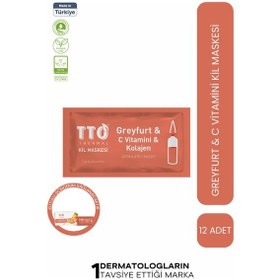 Resim Tto Thermal Kil Maskesi Greyfurt & C Vitamini 