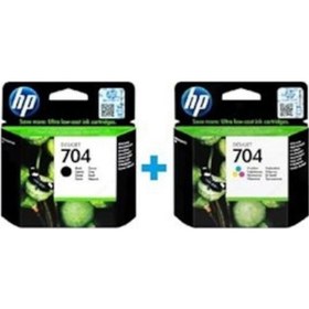 Resim Hp Cn692ae + Cn693ae 704 Siyah + Renkli Kartuş Seti 