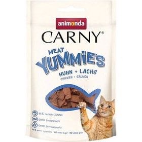 Resim Animonda Carny Meat Tavuk ve Somon Etli Kedi Ödülü 50 Gr 