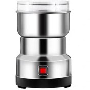 Resim Elektrikli Kahve Öğütücü Işlevli Paslanmaz Çelik Bıçak Cafe Baharat Değirmen Blender Somun Fasulye Tohumları Taşlama Şut Makinesi | Elektrikli Kahve Öğütücüleri 