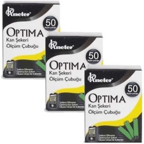 Resim Optima Şeker Ölçüm Stribi Strip 50 x 3 Kutu optima3 