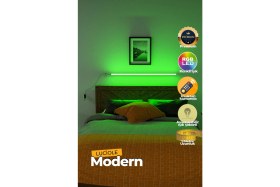 Resim Luciole Uzaktan Kumandalı LED Yatak Üstü Tv Yanı Oturma Odası Rgb Çok Renkli LCSRT35 