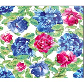 Resim Olinpa Cam Ocak Arkası Koruyucu | Çiçek Desenli 