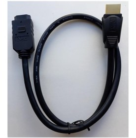 Resim Xiaomi Mi Stick için Hdmi Dişi- Erkek Uzatma Kablo 60 CM 