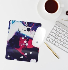 Resim Renkli Ebruli Desen Bilek Destekli Dikdörtgen Mouse Pad Mouse Altlık Mousepad 