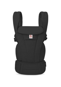 Resim Ergobaby Omni Deluxe Cotton (Onyx Black) 4 Farklı Taşıma Pozisyonlu Ergonomik Kanguru, 0-4 Yaş Yeni Doğan 
