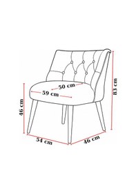 Resim Azra Mobilya Modern Kapitoneli Deri Berjer Sandalye Ahşap Ayaklı, Demonte Gönderim, Renk Seçenekli Gri 