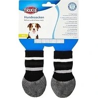 Resim Starseven Trixie Köpek Çorabı, Kaymaz –l, 2 Adet, Siyah 