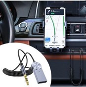 Resim Evyora Araba İçin Bluetooth Aux Alıcısı Wireless Araç Kiti 