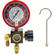 Resim Dashanshop R410a R22 R134a R404a Soğutucu Ölçüm Aleti Gj 6039 H Çift Vana Basınç Göstergesi 
