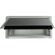 Resim 12 Modül Kapaklı Masa Üstü Priz Kutusu Boş 13312 