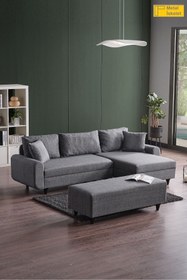 Resim Kagu Corner Flavia Köşe Takımı Puflu 