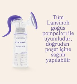 Resim Lansinoh Anne Sütü Saklama Poşeti 50 Adet - Standart / Standart 