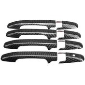 Resim Lemestar Honda Civic 06-11 & Pilot 09-15 Kapı Kolu Kapağı Seti - Karbon Fiber Desenli, Kolay Montaj 
