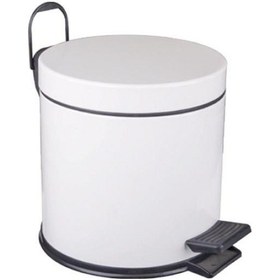 Resim 5 Lt. Standart Çöp Kovası Boyalı Beyaz Maxiflow Beyaz 