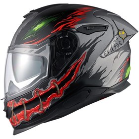 Resim Nexx Y.100R Night Rider Kapalı Motosiklet Kaskı Mat 