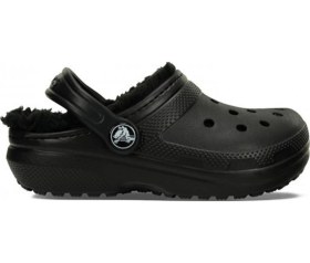 Resim Crocs Classic Lined Clog T Siyah Çocuk Terlik-10992 Black/black 