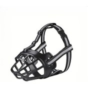 Resim Fochsia Siyah Beyaz Xs Küçük Ve Büyük Irklar İçin Ayarlandırılabilir Köpek Ağızlığı 