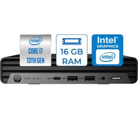 Resim Hp Pro Mini 400 G9 Intel Core I7 13700T 16GB 1TB SSD Intel® UHD Grafik Kartı 770 Windows 11 Pro Mini Masaüstü Bilgisayar 885P8EAP07 