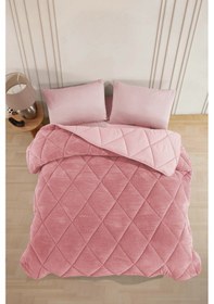 Resim Formeya Battal Boy Lüx Pudra Welsoft Yorgan Çift Taraflı Pudra 