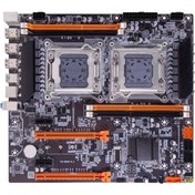 Resim TURBOX X79-8D Sata Ddr3 1866 Mhz USB 3.0 Ses G.lan LGA2011 Çift Işlemcili Anakart 