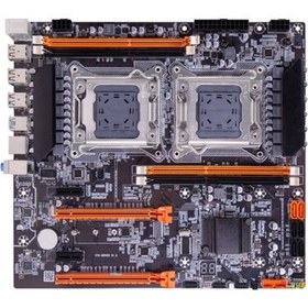 Resim TURBOX X79-8D Sata Ddr3 1866 Mhz USB 3.0 Ses G.lan LGA2011 Çift Işlemcili Anakart 