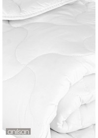 Resim 4 Mevsim Mikrofiber Tek Kişilik Yorgan, 155x215cm, Beyaz Ev Ve Otel Yorganı, Sade Ve Zarif Beyaz 