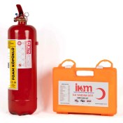 Resim Ikm 6 kg Köpüklü Yangın Tüpü + Ilkyardım Çantası / Ruhsata Uygun 