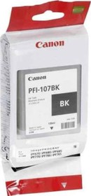 Resim PFI-107Bk Black Siyah Plotter Kartuş İpf770-775 Canon