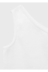 Resim MANGO Kids Asimetrik ribana bluz 