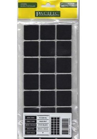 Resim Pacific 6030 BL Yapışkanlı Keçe 30 mm X 30 mm Siyah 