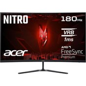 Resim ACER Nitro ED320QR S3biipx 31.5 inç 180Hz 1Ms Full HD VA Curved Gaming Monitör UM.JE0EE.301 