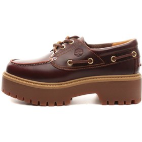 Resim Timberland B0A2QDMD571-R Timberland Stone Street Boat Shoe Kadın Spor Ayakkabı Kahve 