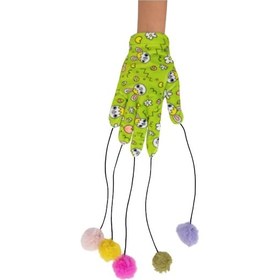 Resim Miyav Sihirli Eldiven Ponponlu Ve Elastik Kedi Oltası 