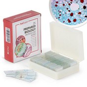 Resim Amscope PS25P Hazır Mikroskop 25 Adet Slayt Seti 