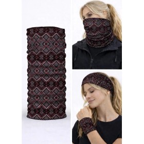 Resim Colizon Unisex Motosiklet Maskesi Bandana - Uv Korumalı Termal Outdoor Boyunluk-Buff 