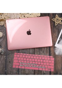 Resim Apple Uyumlu MacBook Air Kılıf 13 İnç Parlak Kristal Eski Usb'li Model 2010-2017 A1369 A1466 İle Pembe 