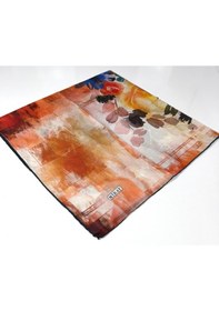 Resim Miray Nevada Büyük Boy Organik Pamuk Eşarp - 120 X 120 - 06253 Turuncu 