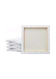 Resim Tuval 25x25 Cm Astarlı Kare Tuval 3 Adet Resim Küçük Tuvali 25 25 Cm Tual Akrilik Boya Yağlı Boya İçin İdeal 