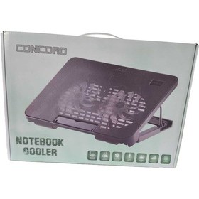 Resim Standlı 2 Fanlı Laptop Soğutucu Concord C-883 