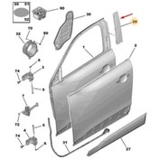 Resim 2008 Ön Sol Kapı Direk Çıtası 98259481xy 