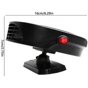 Resim Qianfan Ön Cam Buğu Çözücü Fanı - Oto Isıtıcı Taşınabilir Buğu 