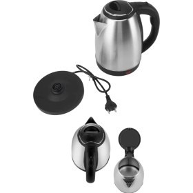 Resim Zenvia Mey Ithalat® Elektrikli Paslanmaz Çelik Su Isıtcı Çelik Kettle 1.8 Lt. Uzun Ömürlü 