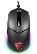 Resim NZM TİCARET Msi Clutch Gm11 Gaming Mouse, Rgb Led Aydinlatma, Altin Kaplama Usb Baglanti 