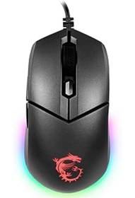 Resim NZM TİCARET Msi Clutch Gm11 Gaming Mouse, Rgb Led Aydinlatma, Altin Kaplama Usb Baglanti 