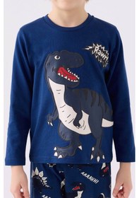 Resim Rolypoly Erkek Çocuk İndigo Pijama Takım 3428 001 