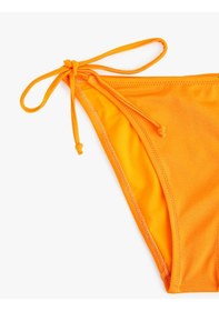Resim Koton Yanları Bağlamalı İpli Bikini Altı Turuncu 5sak00196mm Turuncu 