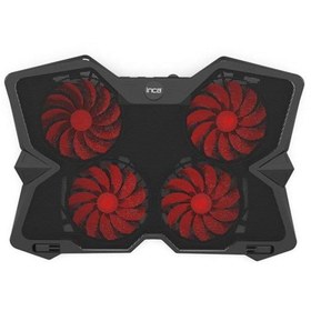 Resim Inca 4 Fanlı Notebook Soğutucu Butterfly Desıgn 2x Usb, 17,3" Gamıng Notebook Cooler Inc-3280 